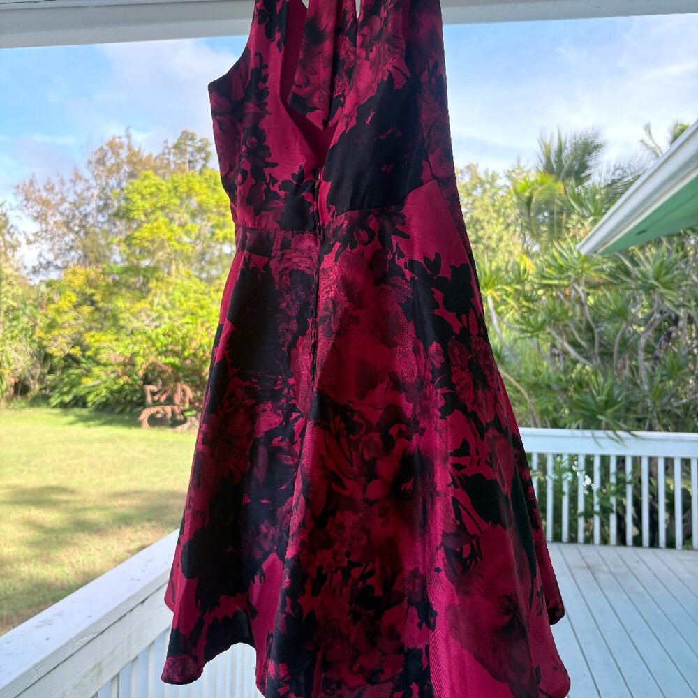 Formal Fit and Flare | Red and Black | Juniors